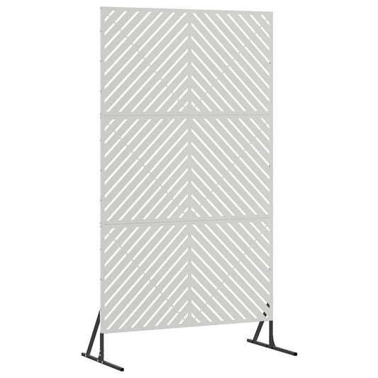 vidaXL Οθόνη Ιδιωτικότητας Γκρι Ατσάλι