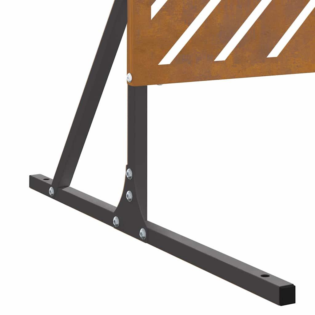 vidaXL Οθόνη Ιδιωτικότητας Γκρι Ατσάλι