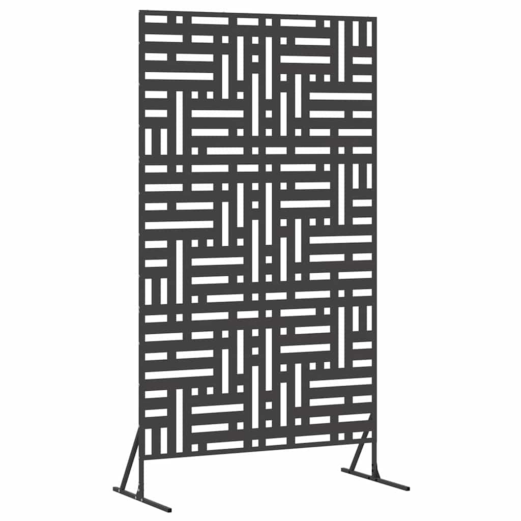 vidaXL Οθόνη Ιδιωτικότητας Μαύρο 100 x 50 x 180 εκ. Ατσάλι