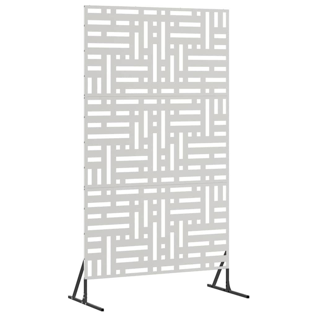 vidaXL Οθόνη Ιδιωτικότητας 100 x 50 x 180 εκ. Ανοξείδωτο Ατσάλι Ασημί