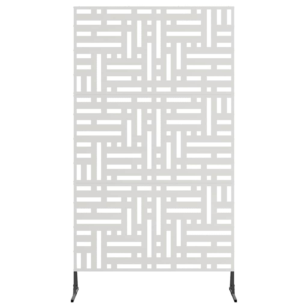 vidaXL Οθόνη Ιδιωτικότητας 100 x 50 x 180 εκ. Ανοξείδωτο Ατσάλι Ασημί