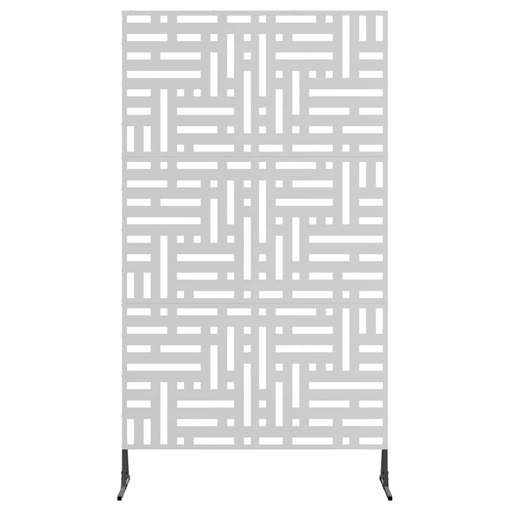 vidaXL Οθόνη Ιδιωτικότητας Γκρι Ατσάλι