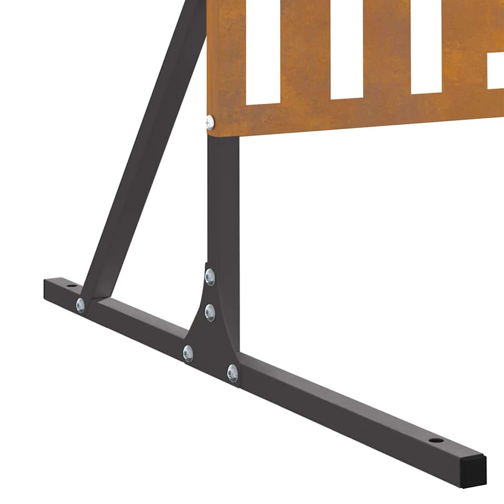 vidaXL Οθόνη Ιδιωτικότητας Γκρι Ατσάλι