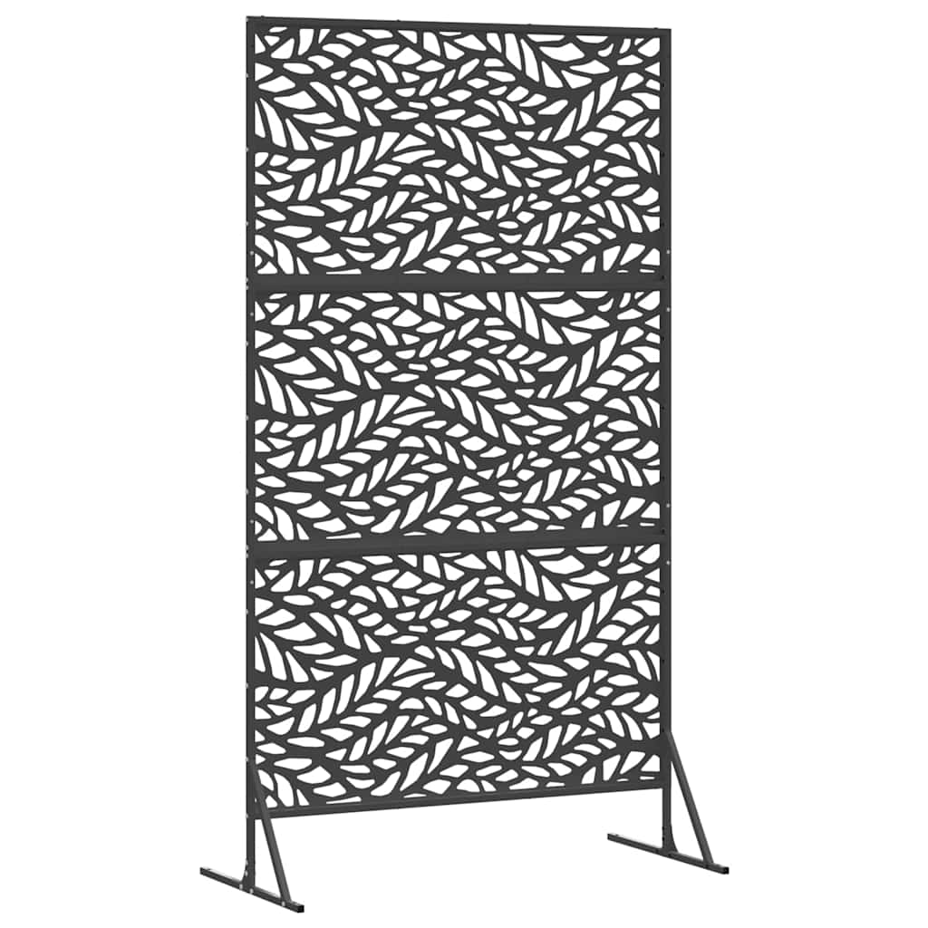 vidaXL Οθόνη Ιδιωτικότητας Μαύρο 100 x 50 x 180 εκ. Ατσάλι