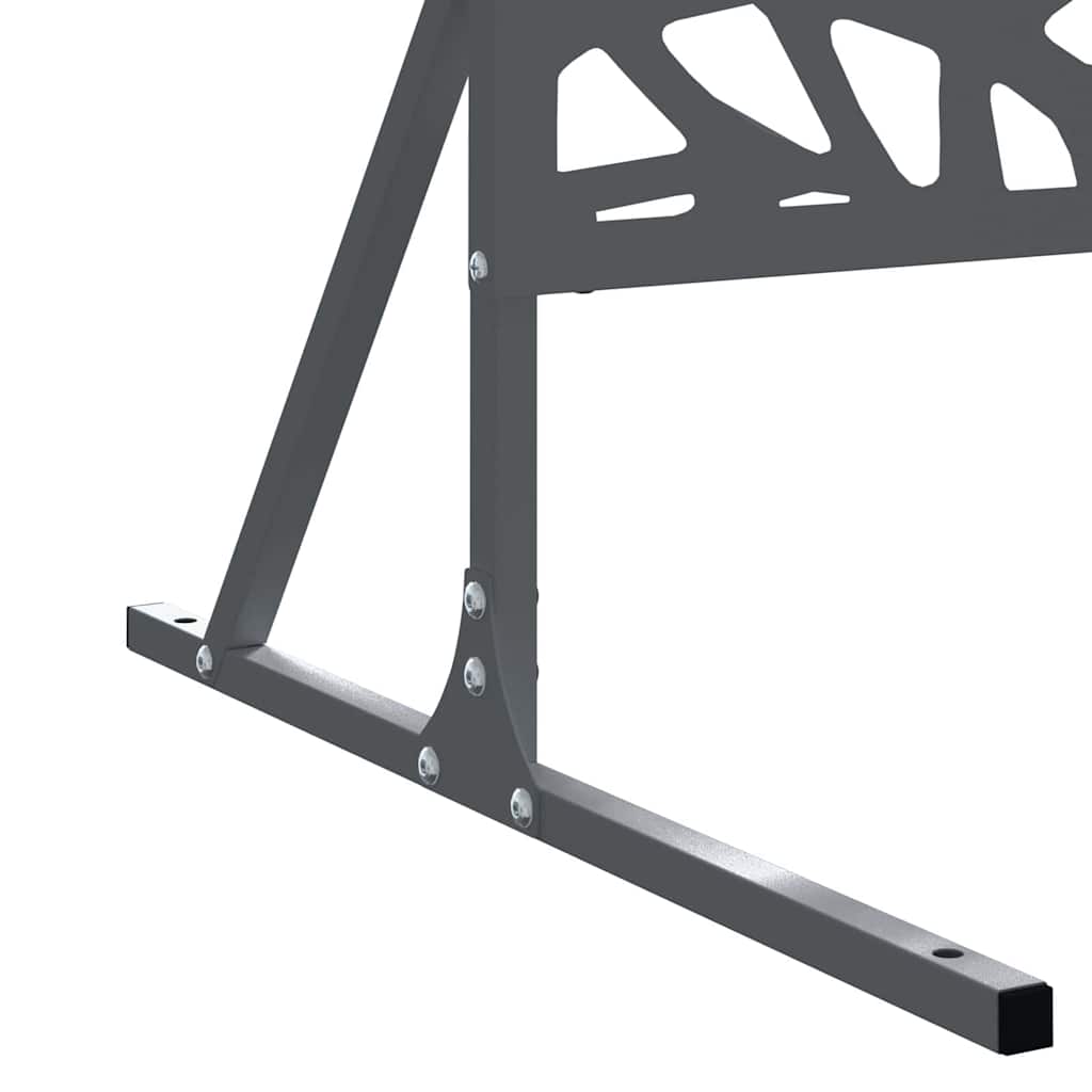 vidaXL Οθόνη Ιδιωτικότητας Ανθρακί 100 x 50 x 180 εκ. Ατσάλι