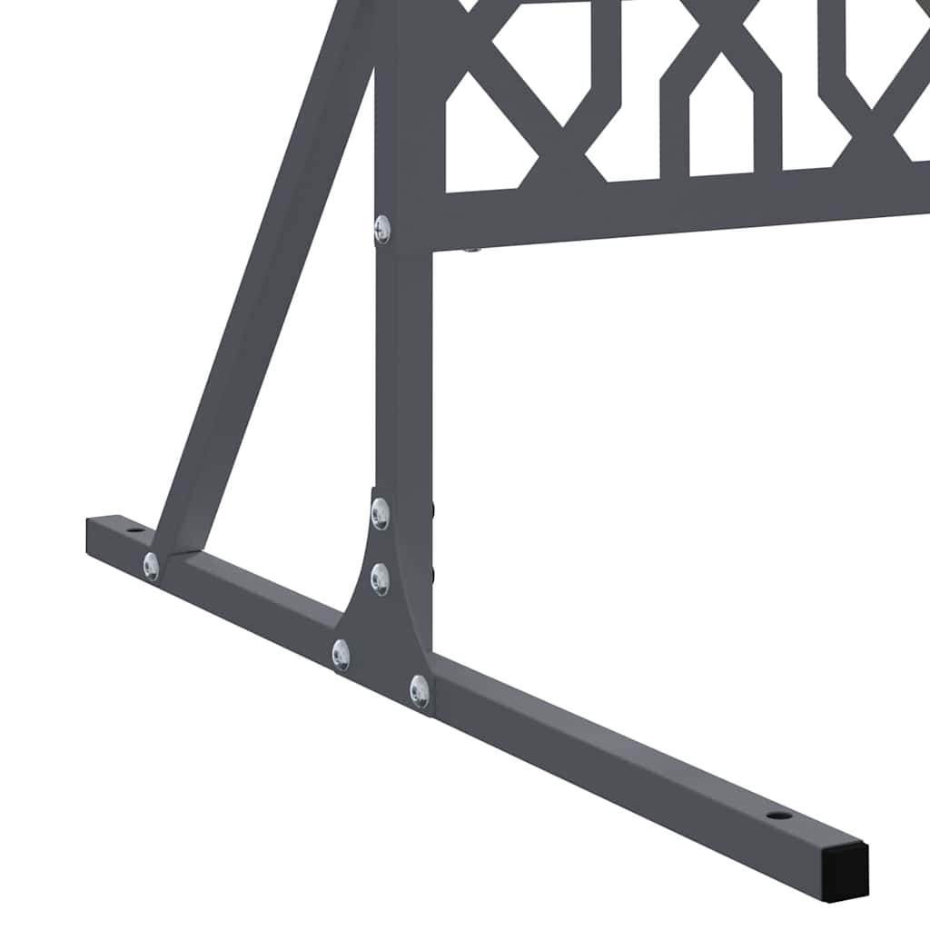 vidaXL Οθόνη Ιδιωτικότητας Ανθρακί Ατσάλι