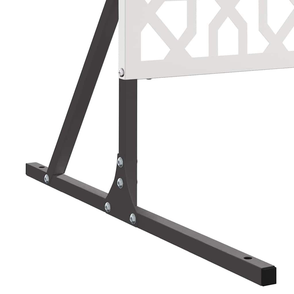 vidaXL Οθόνη Ιδιωτικότητας Γκρι Ατσάλι