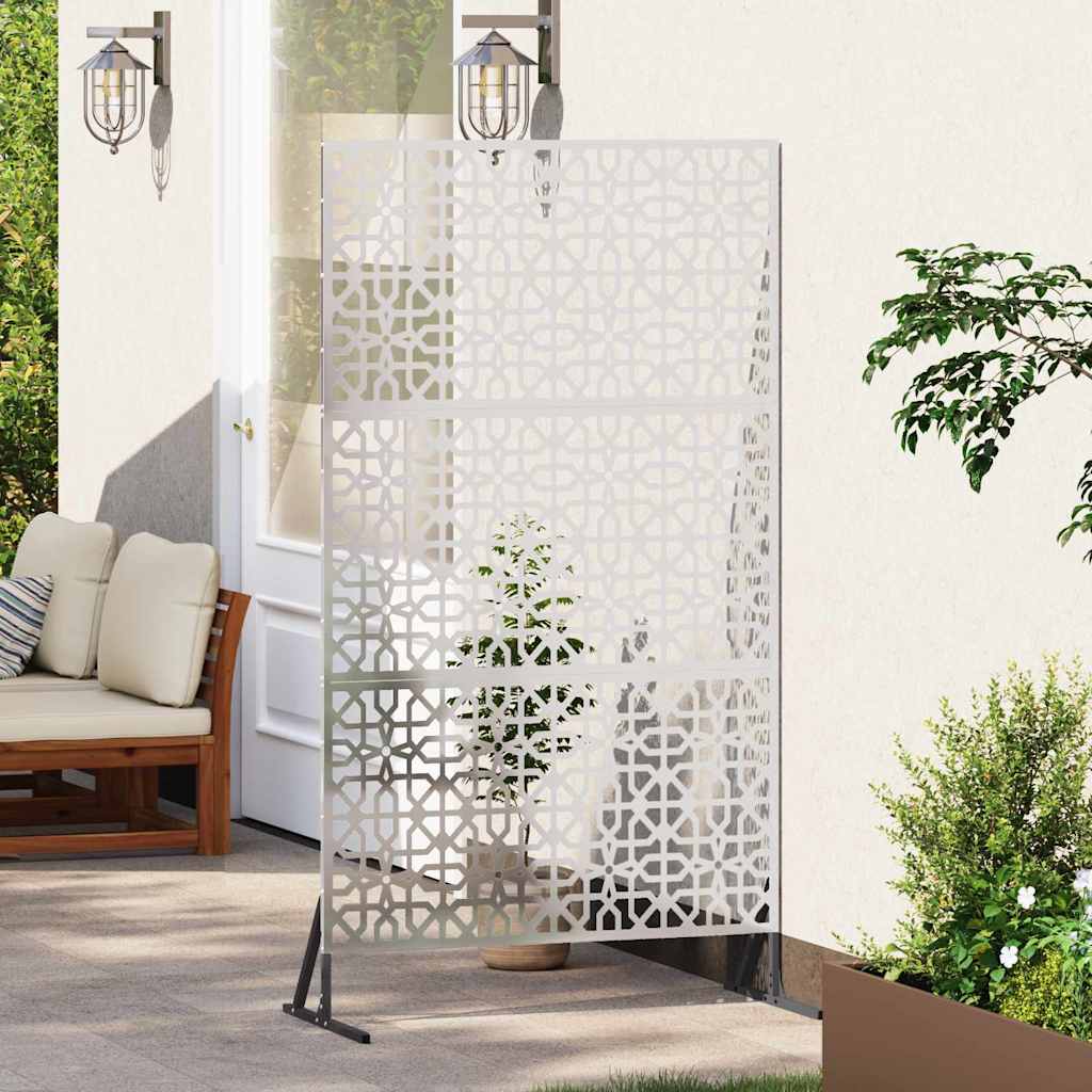 vidaXL Οθόνη Ιδιωτικότητας Γκρι Ατσάλι