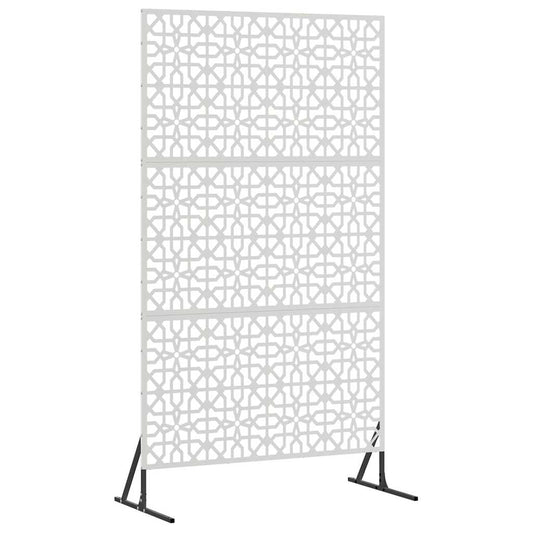 vidaXL Οθόνη Ιδιωτικότητας Γκρι Ατσάλι