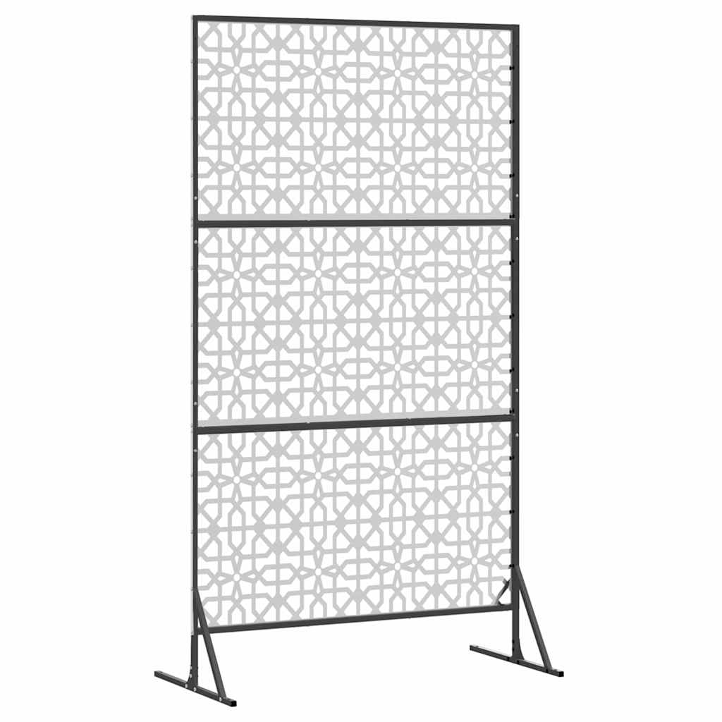 vidaXL Οθόνη Ιδιωτικότητας Γκρι Ατσάλι