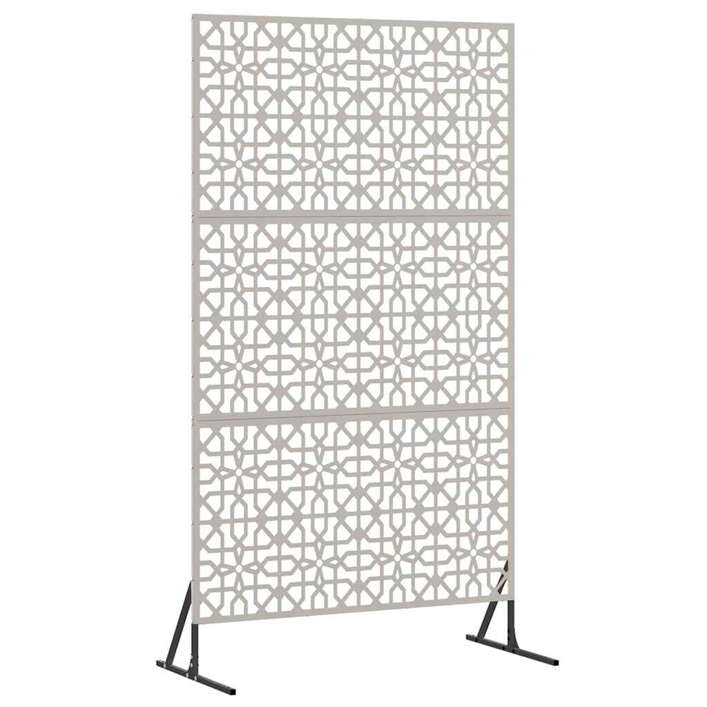 vidaXL Οθόνη Ιδιωτικότητας Γκρι Ατσάλι