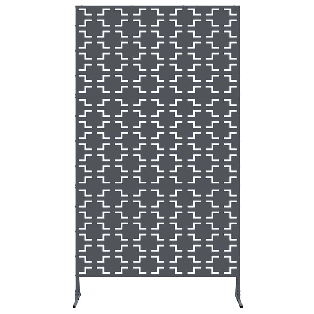 vidaXL Οθόνη Ιδιωτικότητας 100 x 50 x 180 εκ. Ατσάλι Ανθρακί