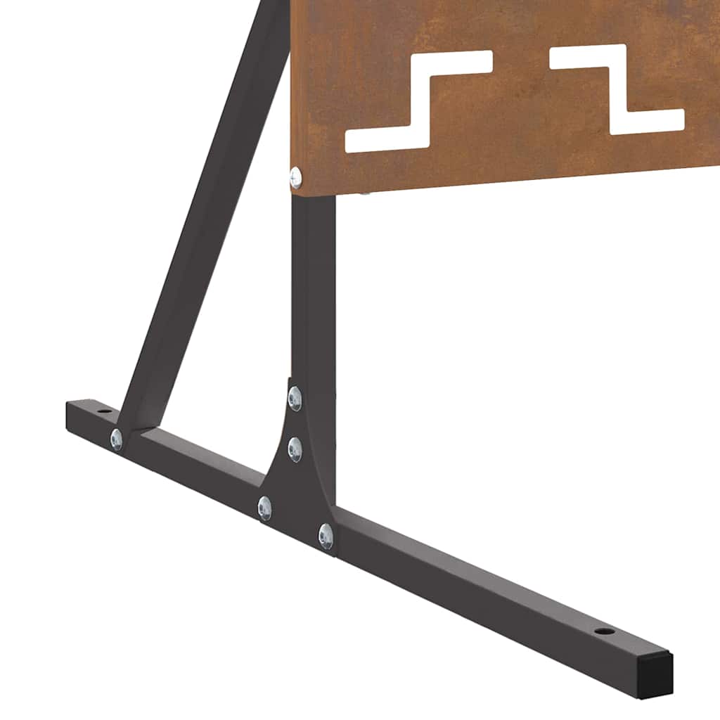 vidaXL Οθόνη Ιδιωτικότητας Γκρι Ατσάλι