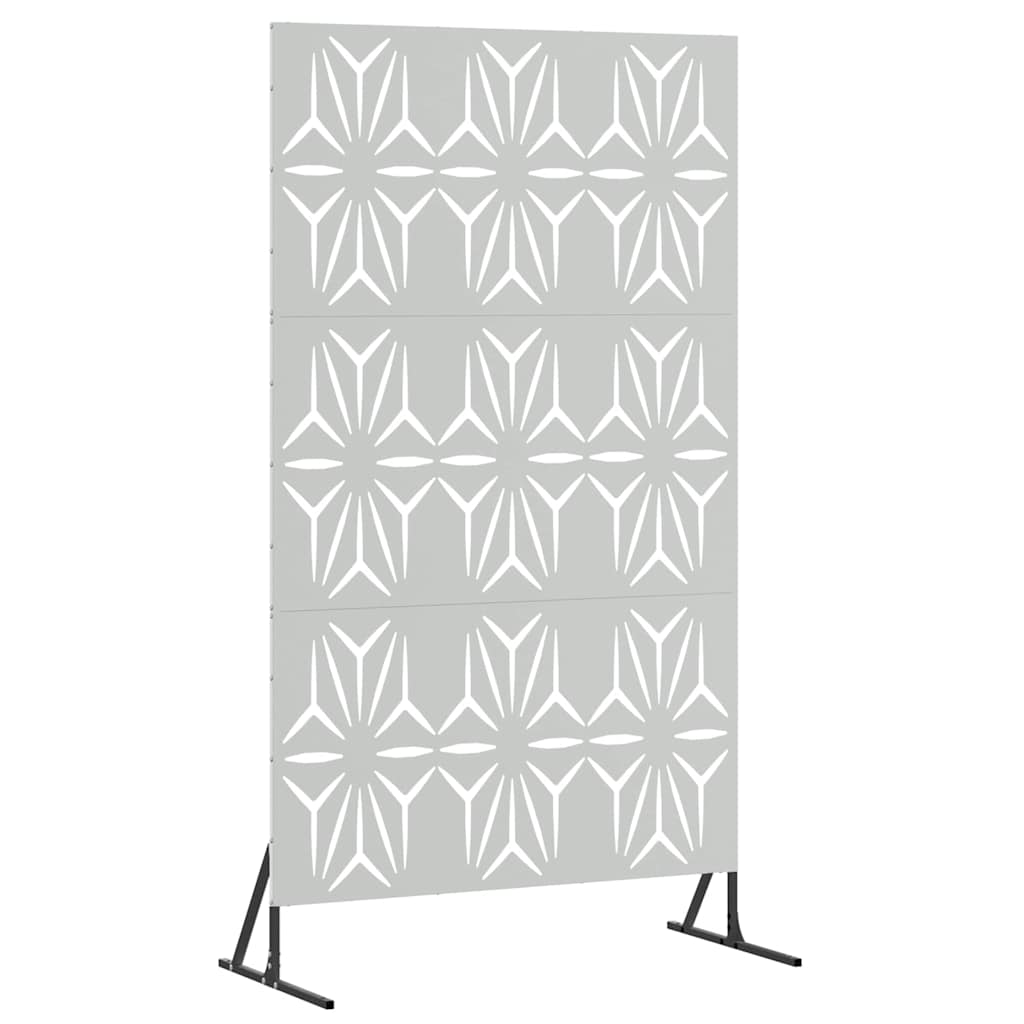 vidaXL Οθόνη Ιδιωτικότητας Γκρι Ατσάλι