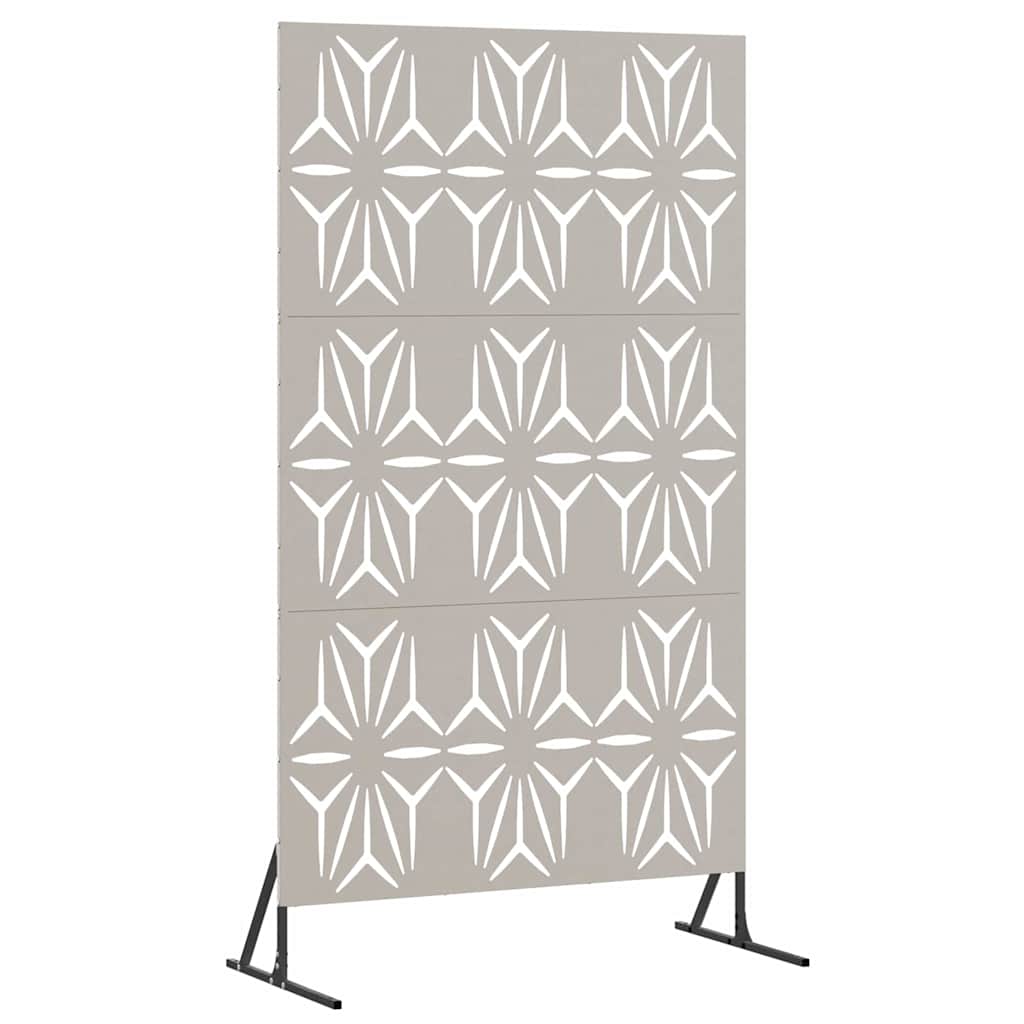 vidaXL Οθόνη Ιδιωτικότητας Γκρι Ατσάλι