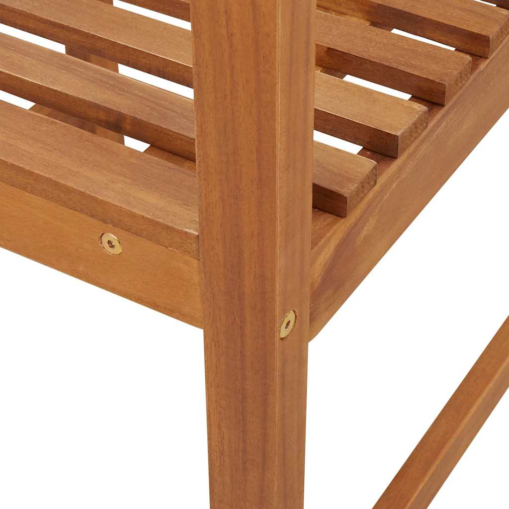 vidaXL Καρέκλα Κήπου 2 pcs Καφέ 50 x 50 x 91 εκ. Μασίφ ξύλο ακακίας