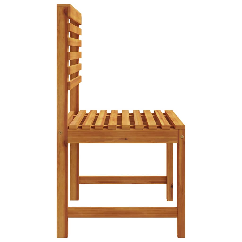 vidaXL Καρέκλα Κήπου 2 pcs Καφέ 50 x 50 x 91 εκ. Μασίφ ξύλο ακακίας