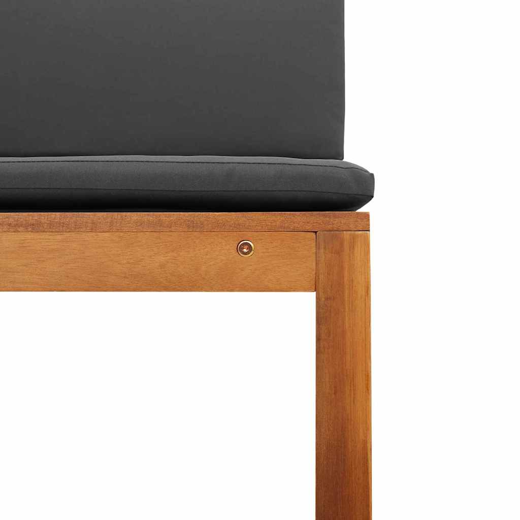 vidaXL Καρέκλα Κήπου 2 pcs Καφέ 50 x 50 x 91 εκ. Μασίφ ξύλο ακακίας