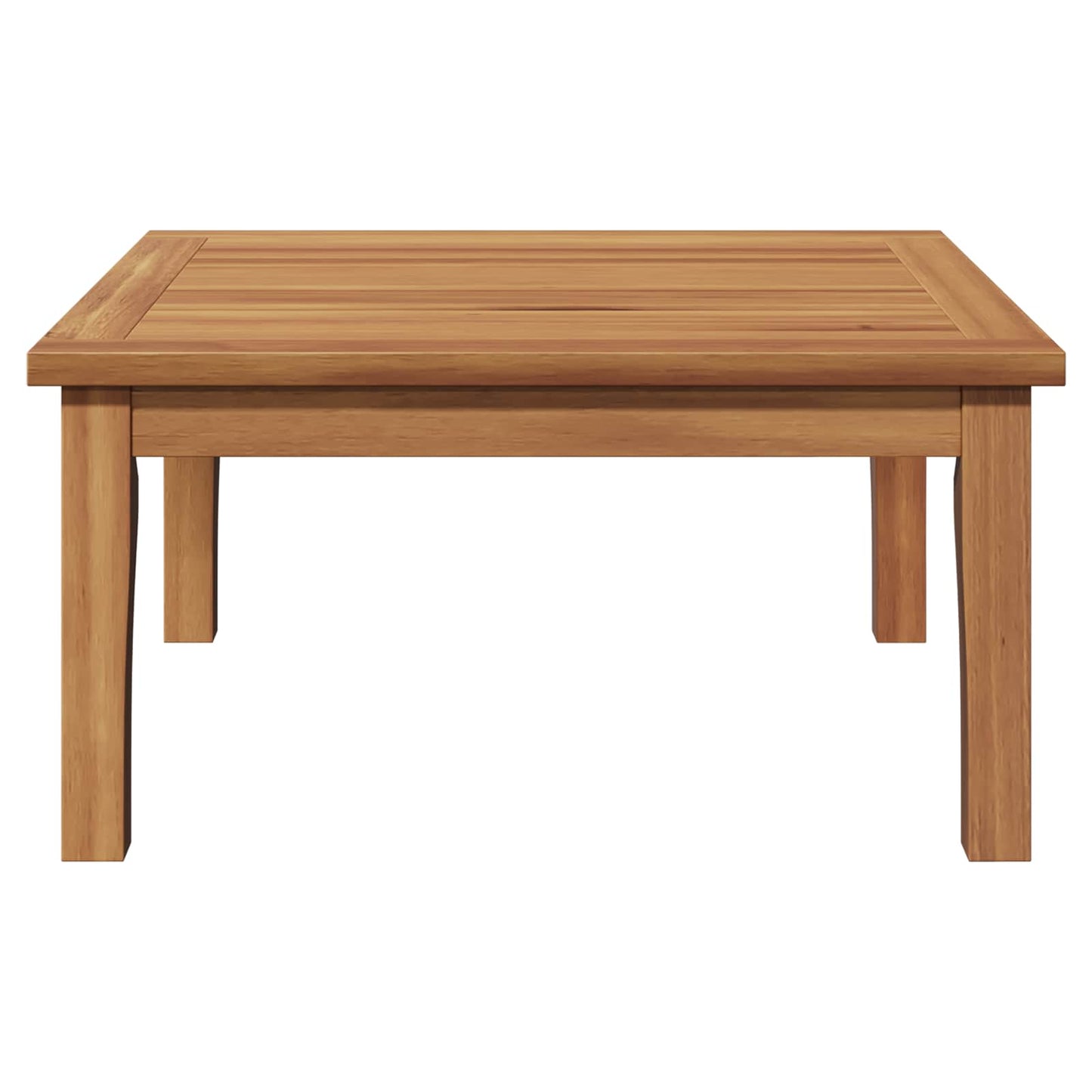 vidaXL Τραπέζι Κήπου Καφέ Μασίφ ξύλο teak