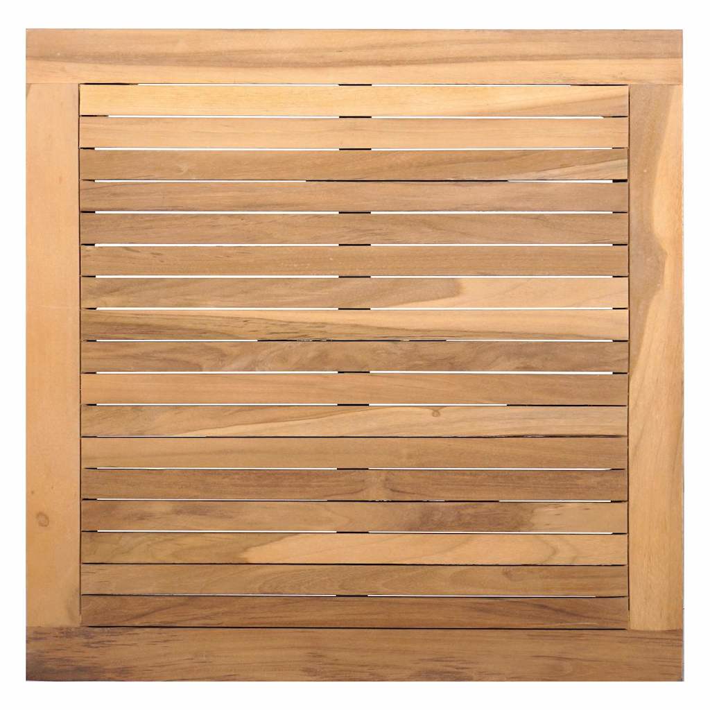 vidaXL Τραπέζι Κήπου Καφέ Μασίφ ξύλο teak