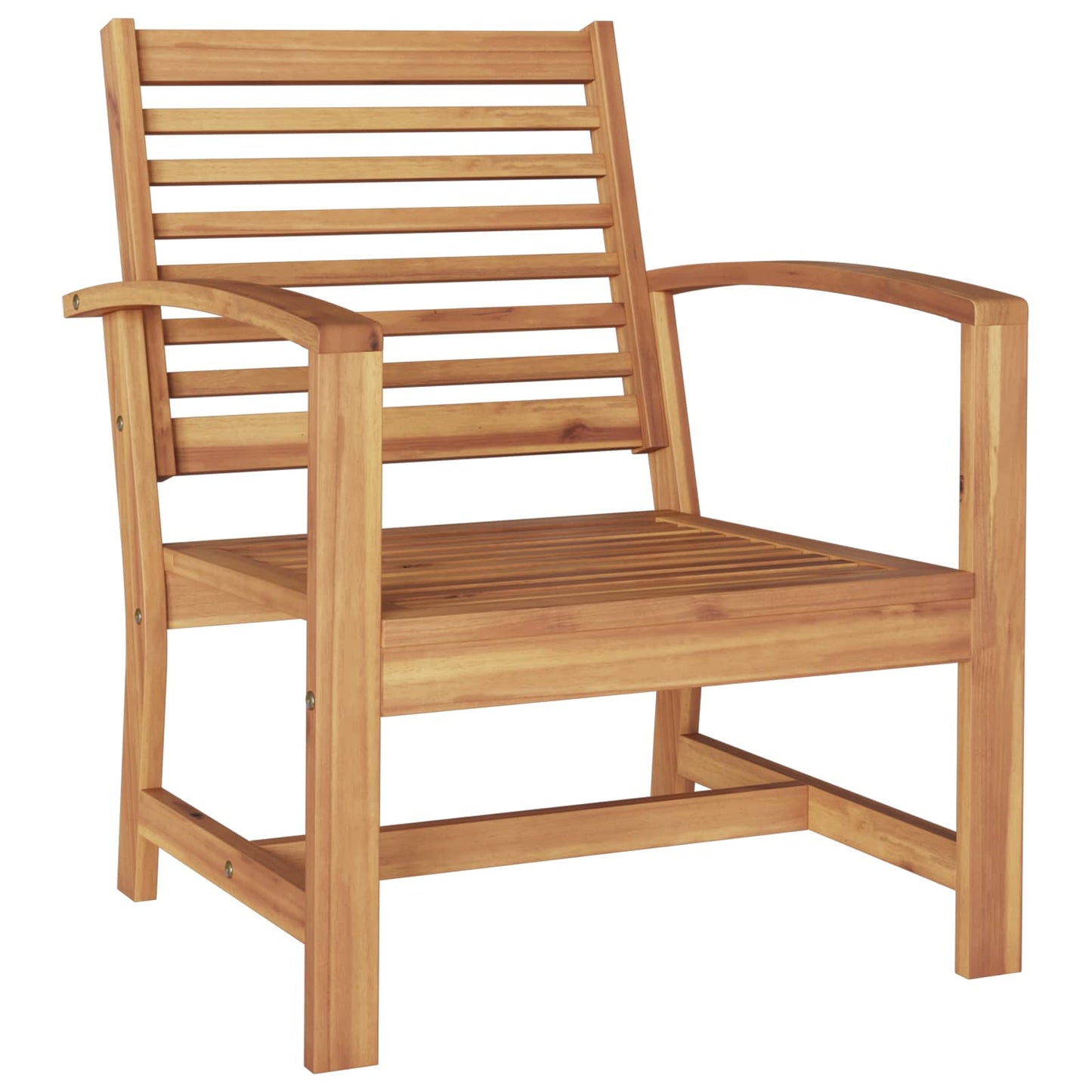 vidaXL Καρέκλα 2 pcs Καφέ 65 x 60 x 76,5 εκ Στερεό Ξύλο Τίκ