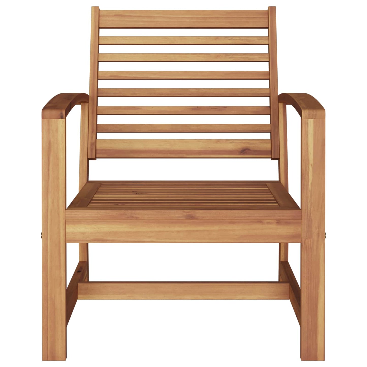 vidaXL Καρέκλα 2 pcs Καφέ 65 x 60 x 76,5 εκ Στερεό Ξύλο Τίκ
