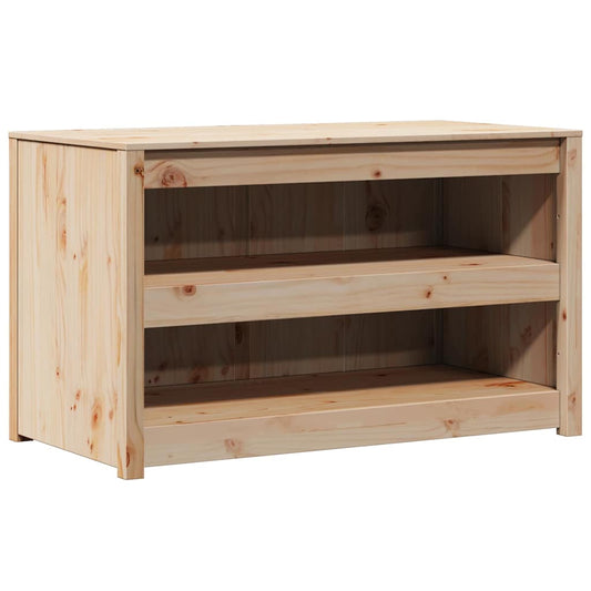 vidaXL Ντουλάπα Κουζίνας Καφέ 106 x 55 x 64 cm Μασίφ ξύλο πεύκου