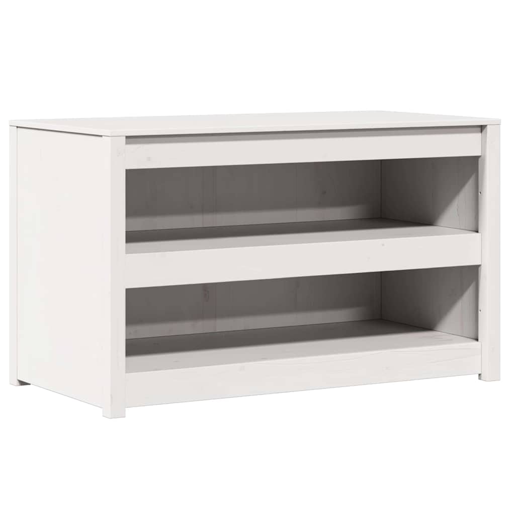 vidaXL Ντουλάπα Κουζίνας Λευκό 106 x 55 x 64 cm Μασίφ ξύλο πεύκου