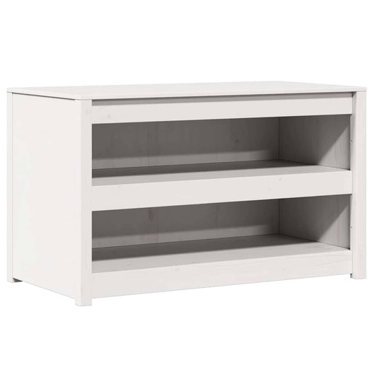 vidaXL Ντουλάπα Κουζίνας Λευκό 106 x 55 x 64 cm Μασίφ ξύλο πεύκου