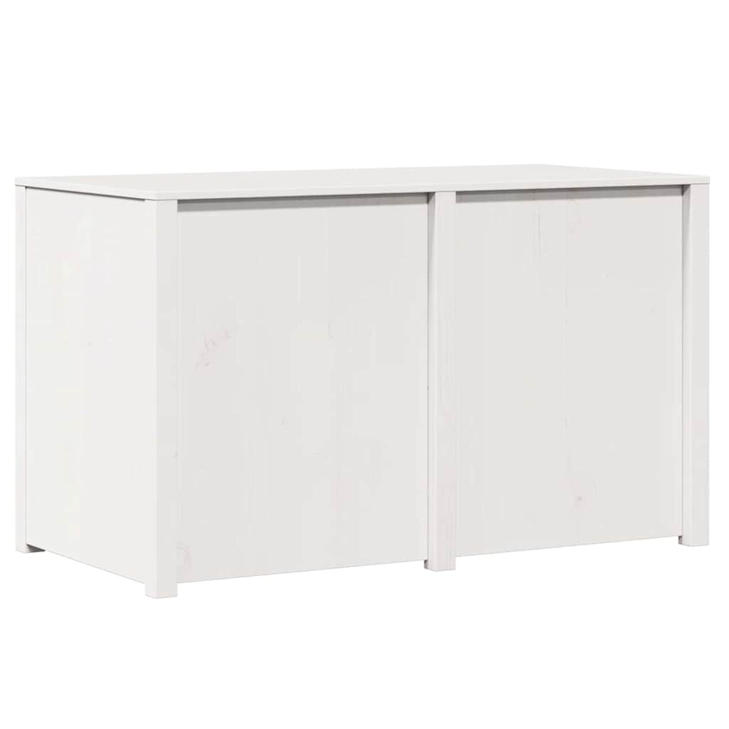 vidaXL Ντουλάπα Κουζίνας Λευκό 106 x 55 x 64 cm Μασίφ ξύλο πεύκου