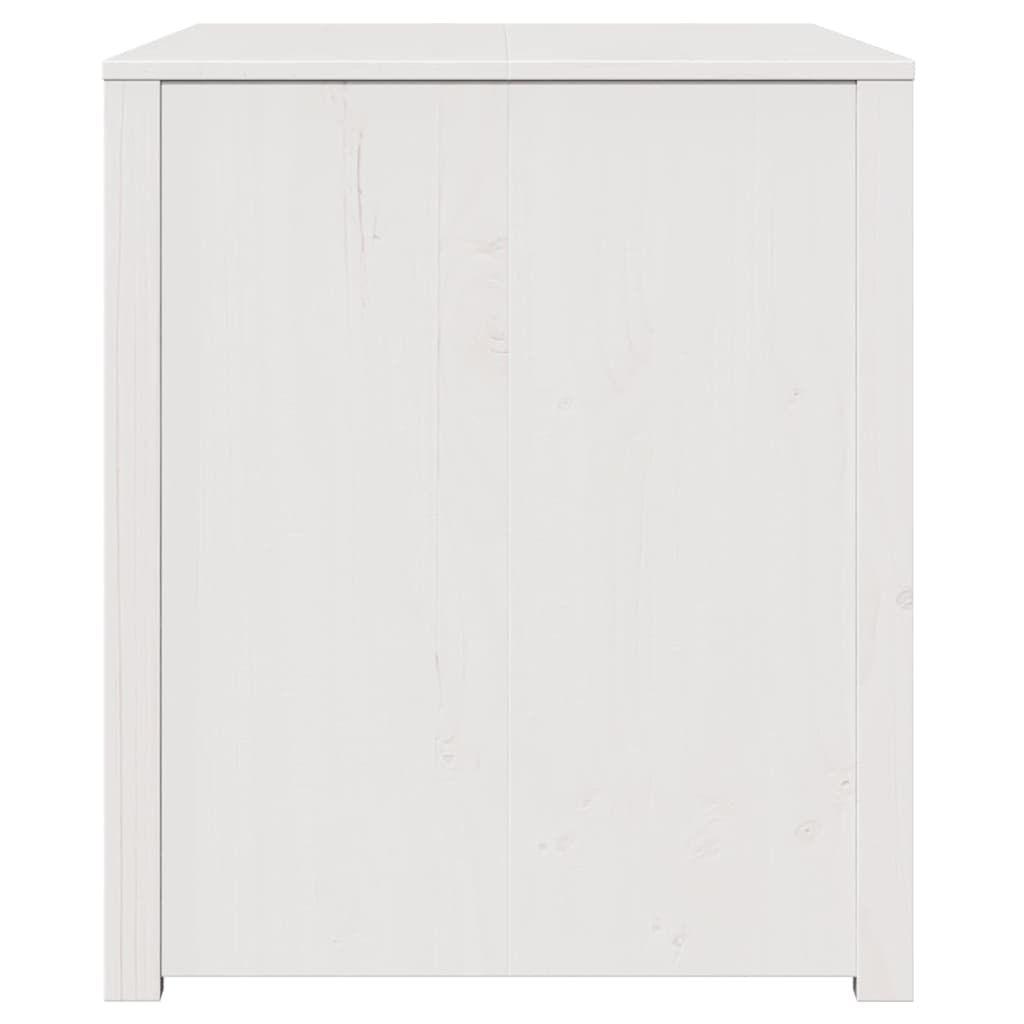 vidaXL Ντουλάπα Κουζίνας Λευκό 106 x 55 x 64 cm Μασίφ ξύλο πεύκου