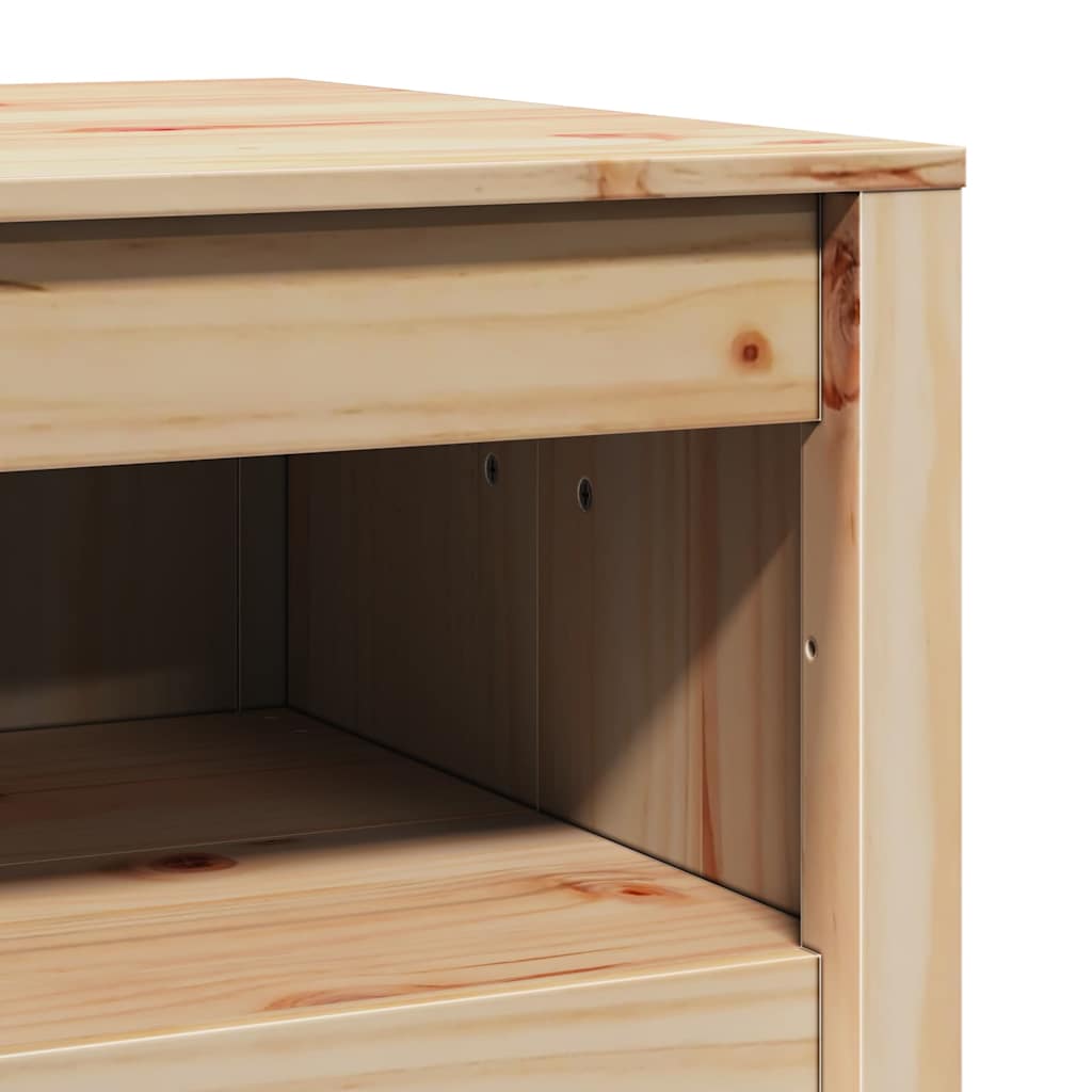 vidaXL Ντουλάπα Κουζίνας Καφέ 55 x 55 x 92 cm Μασίφ ξύλο πεύκου