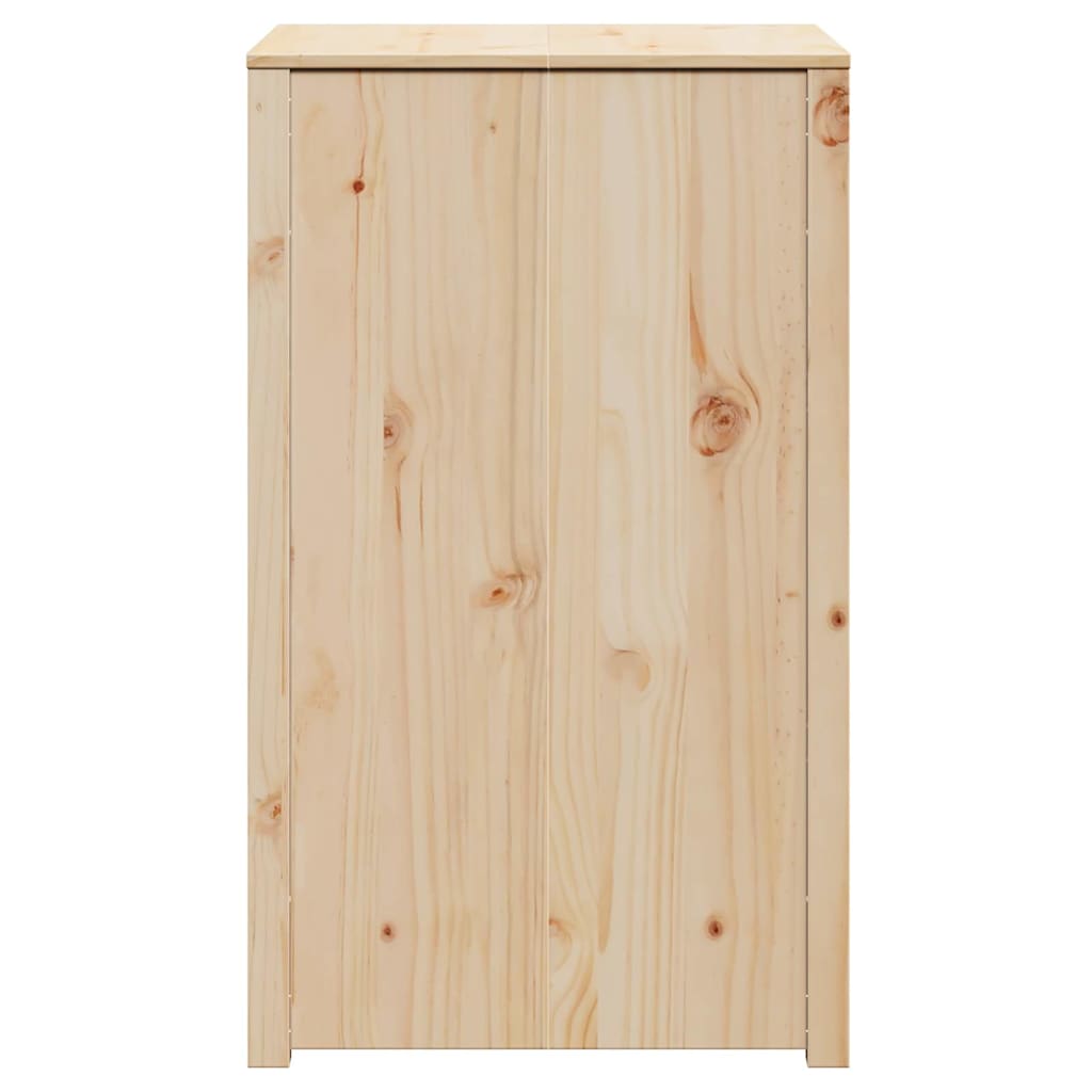 vidaXL Ντουλάπα Κουζίνας Καφέ 55 x 55 x 92 cm Μασίφ ξύλο πεύκου