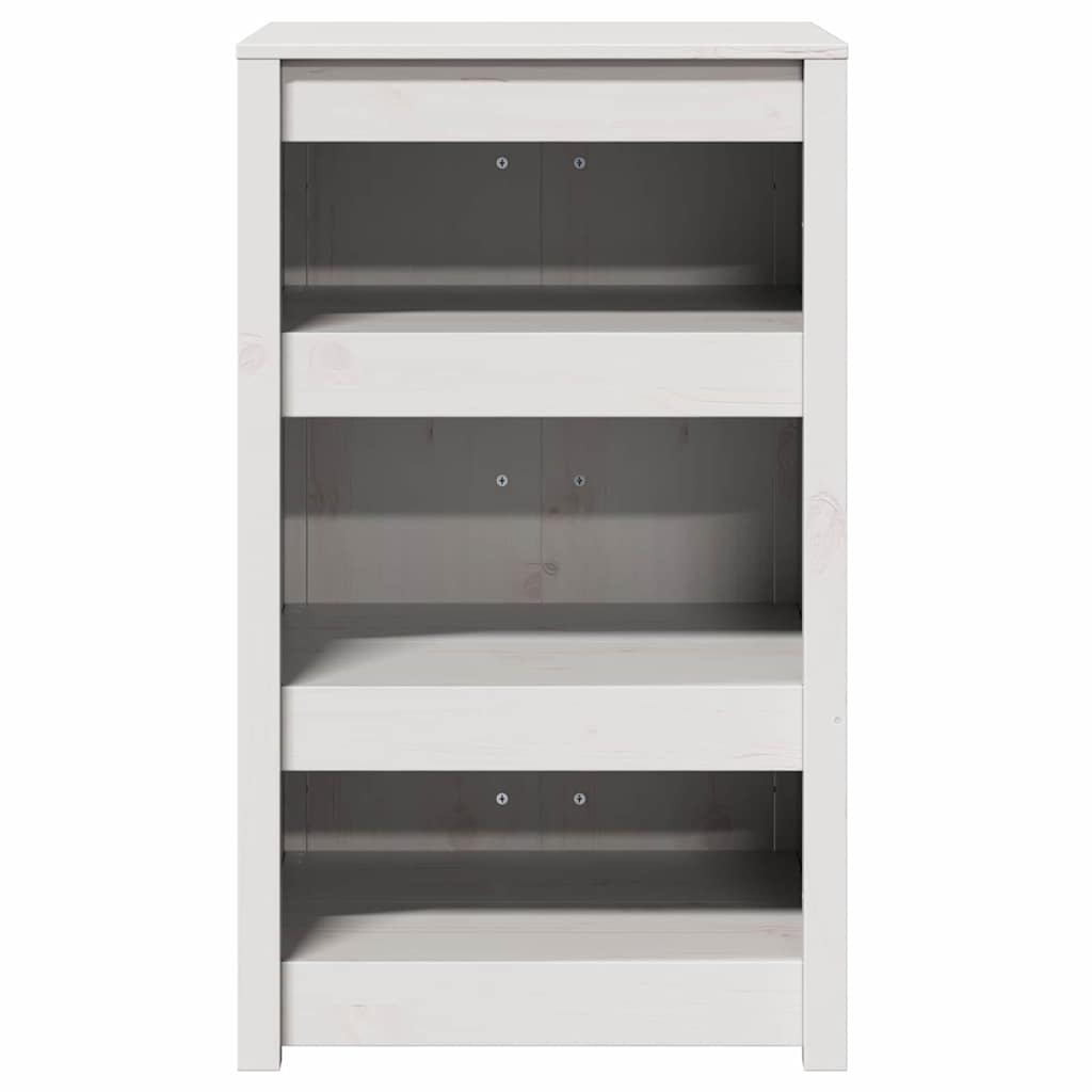 vidaXL Ντουλάπα Κουζίνας Λευκό 55 x 55 x 92 cm Μασίφ ξύλο πεύκου