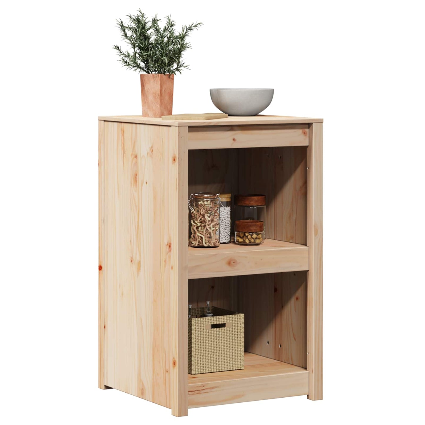 vidaXL Ντουλάπα Κουζίνας με ράφι MEPPEL Καφέ δρυς 55 x 55 x 92 cm
