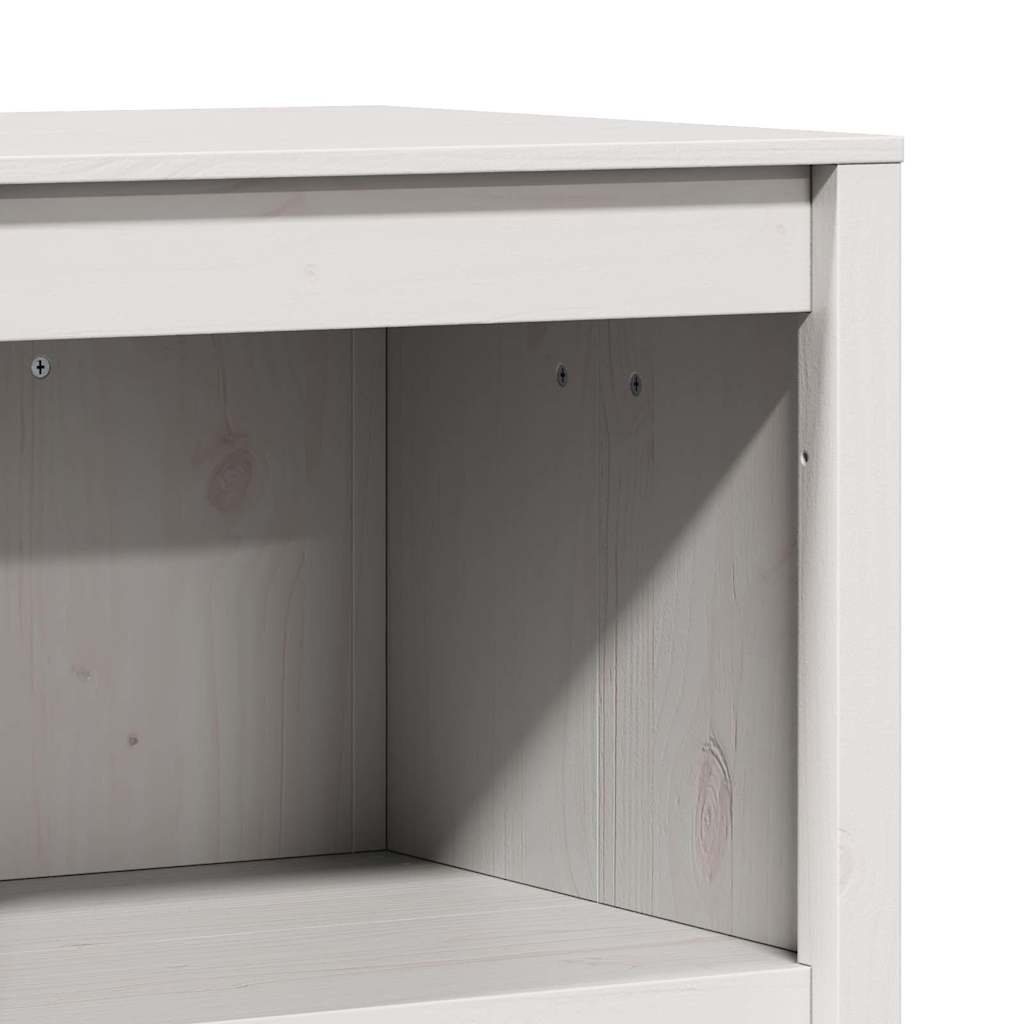 vidaXL Ντουλάπα Κουζίνας Λευκό 55 x 55 x 92 cm Μασίφ ξύλο πεύκου