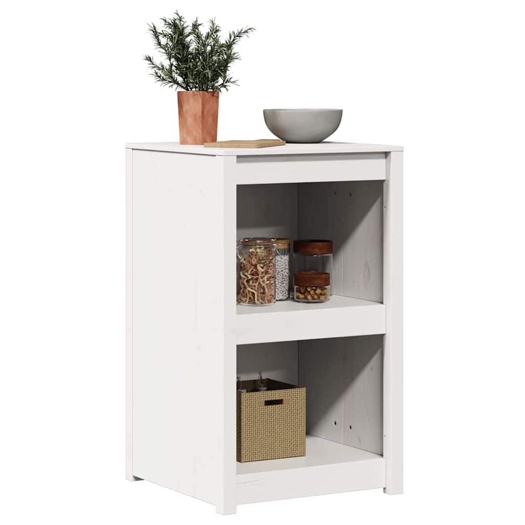 vidaXL Ντουλάπα Κουζίνας Λευκό 55 x 55 x 92 cm Μασίφ ξύλο πεύκου