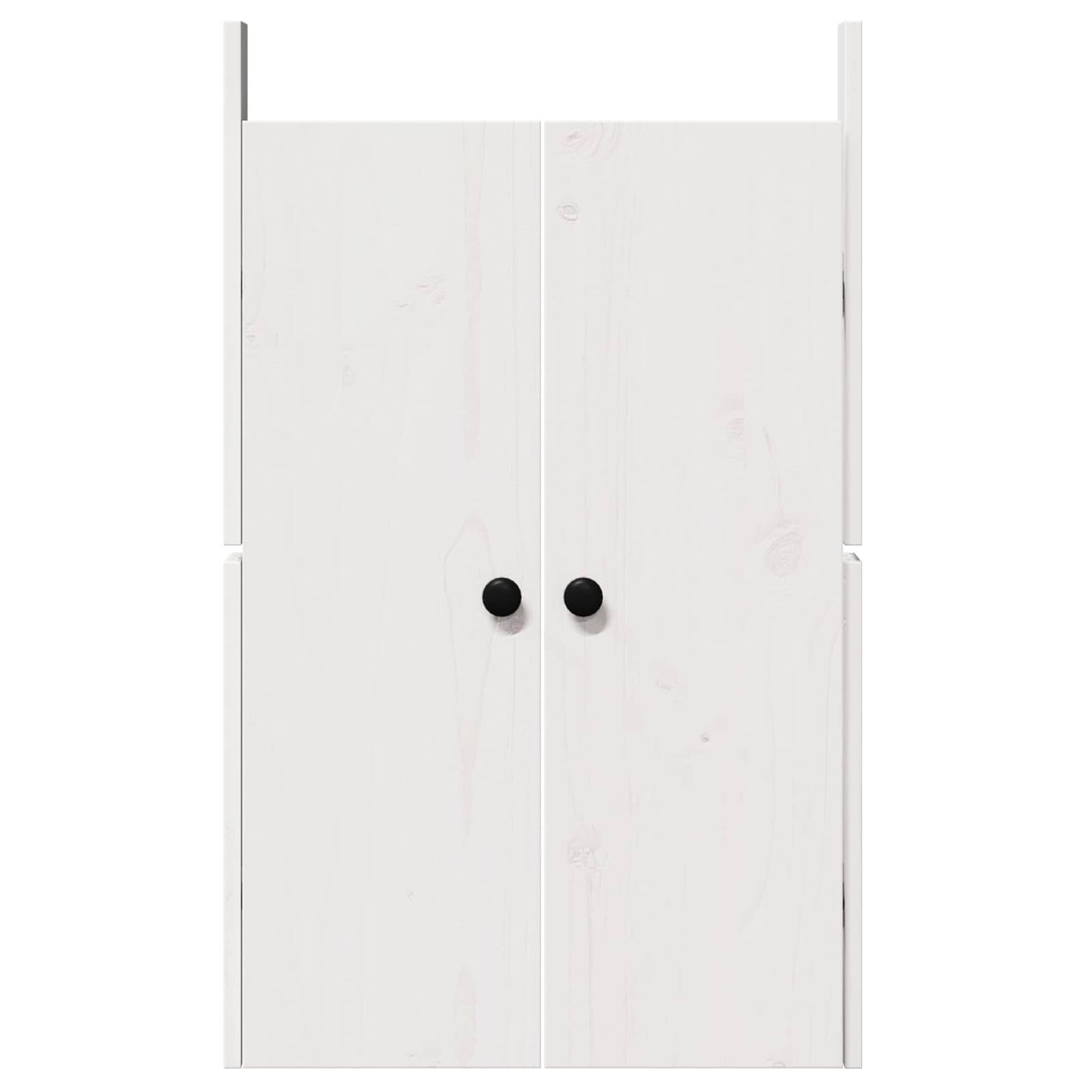 vidaXL Πόρτα κουζίνας MEPPEL Λευκό 50 x 9 x 82 εκ Μασίφ ξύλο πεύκου
