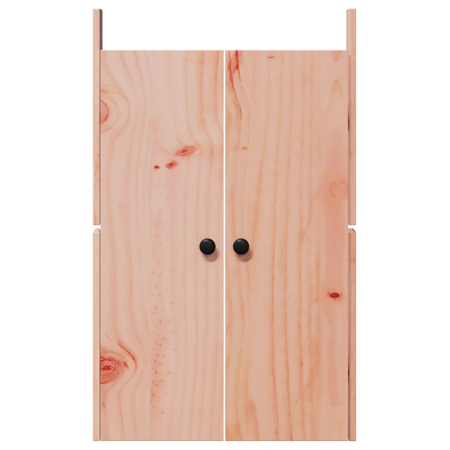 vidaXL Πόρτα κουζίνας 2 pcs Καφέ 50 x 9 x 82 εκ ξύλο duglasias