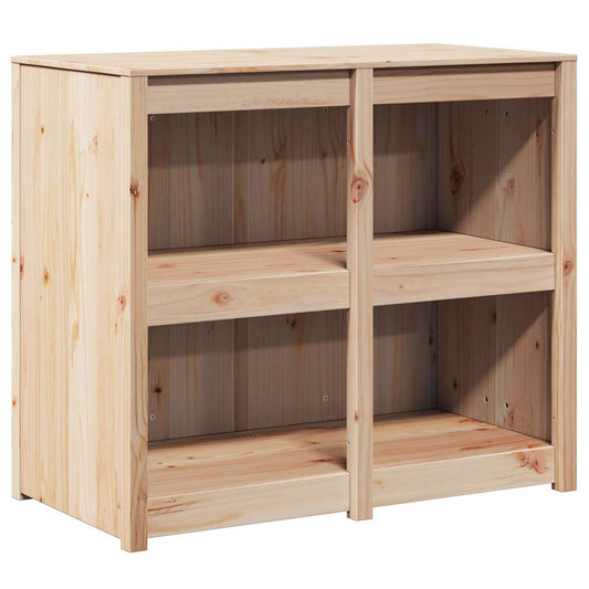 vidaXL Ντουλάπα Κουζίνας Καφέ 106 x 55 x 92 cm Μασίφ ξύλο πεύκου