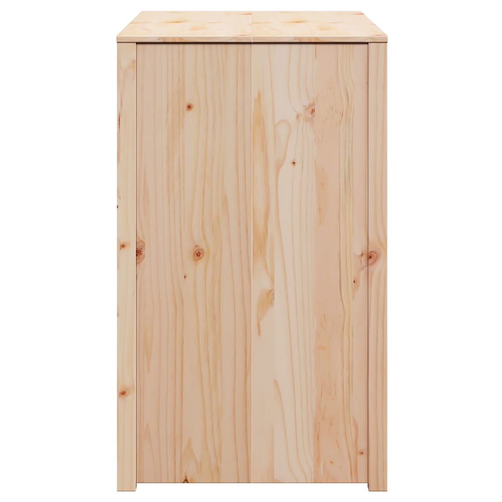 vidaXL Ντουλάπα Κουζίνας Καφέ 106 x 55 x 92 cm Μασίφ ξύλο πεύκου