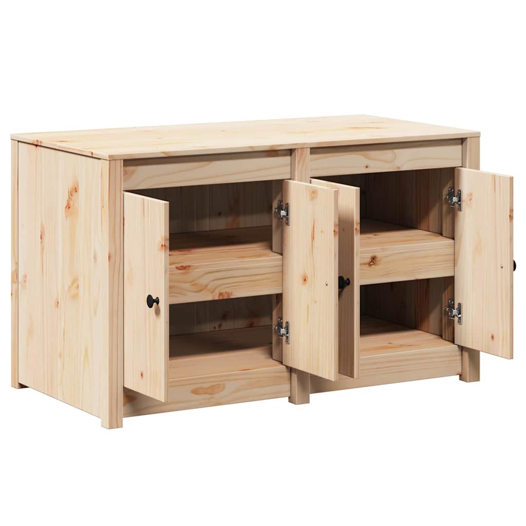 vidaXL Ντουλάπα Κουζίνας Καφέ 106 x 55 x 64 cm Μασίφ ξύλο πεύκου