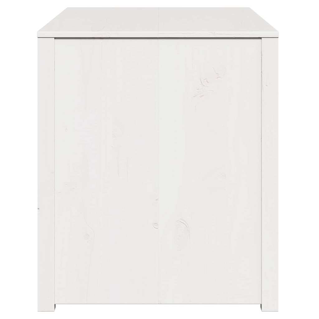vidaXL Ντουλάπα Κουζίνας Λευκό 106 x 55 x 64 cm Μασίφ ξύλο πεύκου