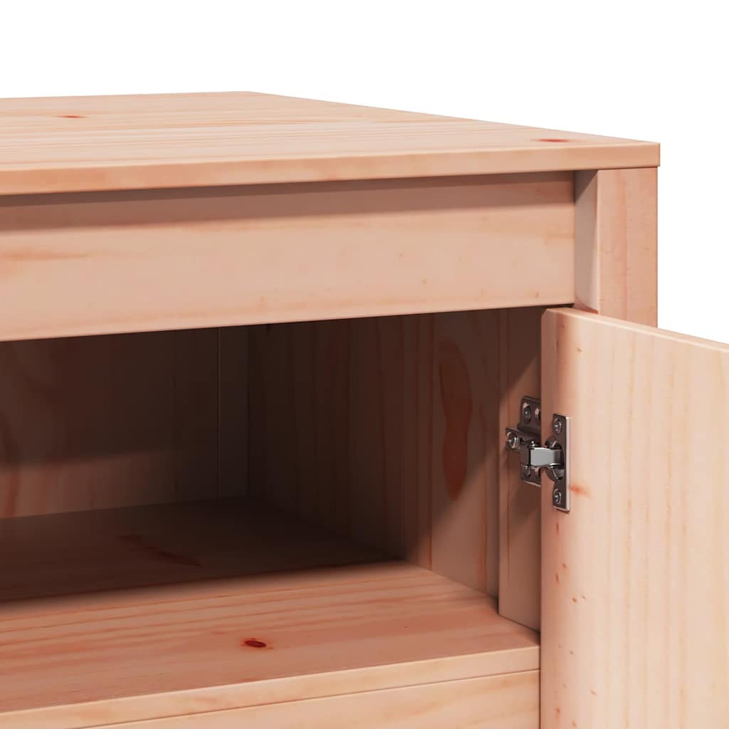 vidaXL Ντουλάπα Κουζίνας Καφέ 106 x 55 x 64 cm Μασίφ ξύλο πεύκου