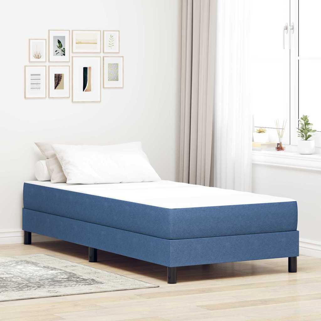 vidaXL Στρώμα Κρεβατιού με στρώμα Μπλε 80 x 200 cm ύφασμα