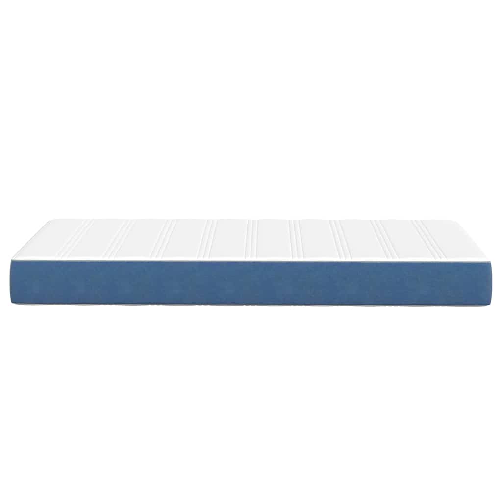vidaXL Στρώμα Κρεβατιού με στρώμα Μπλε 80 x 200 cm ύφασμα
