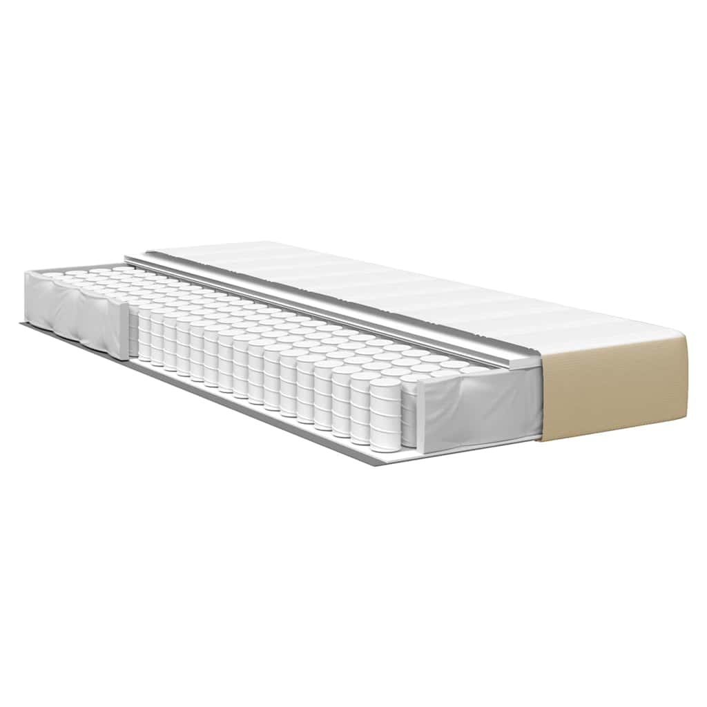 vidaXL Στρώμα Κρεβατιού με στρώμα Φασκόμηλο 80 x 200 cm ύφασμα