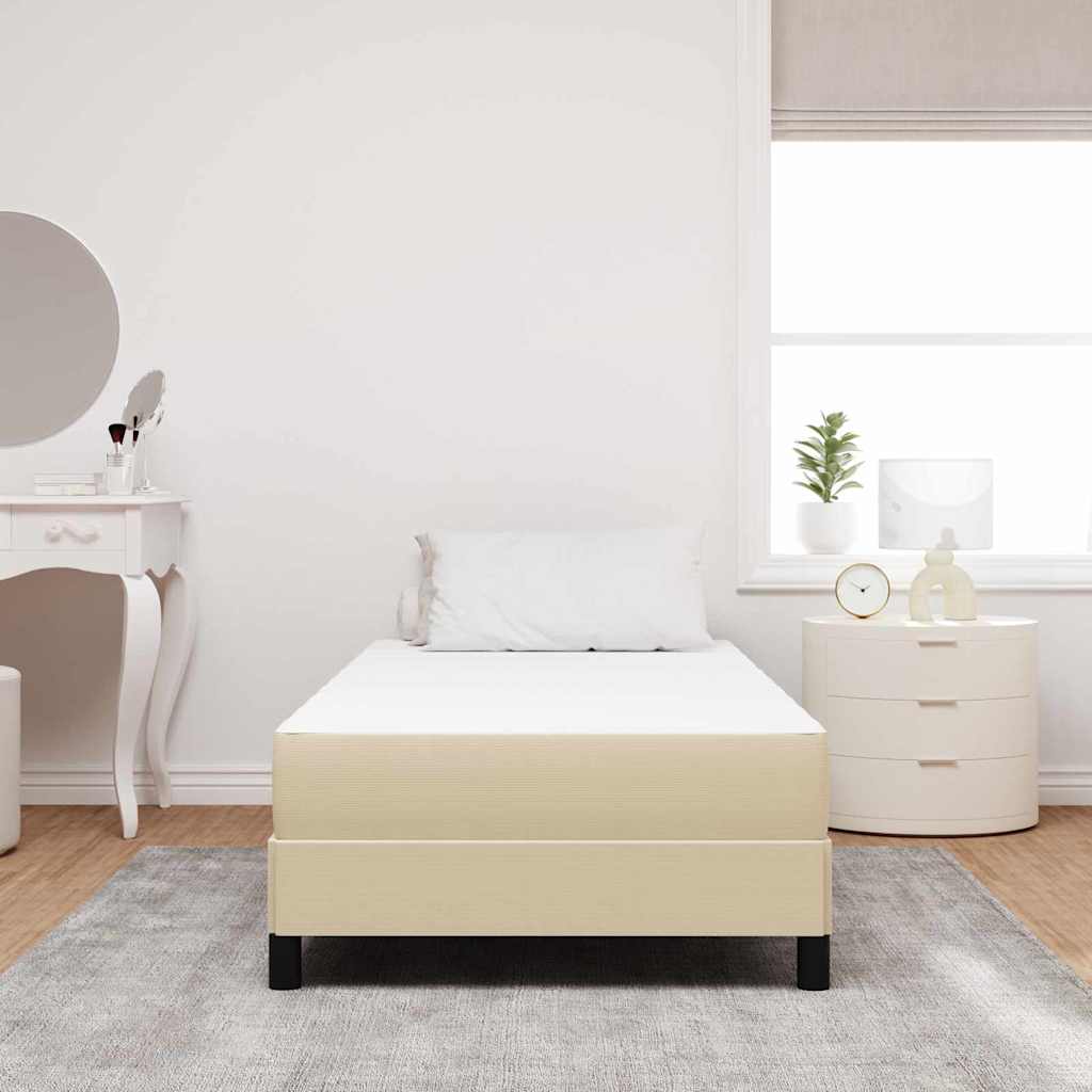vidaXL Στρώμα Κρεβατιού με στρώμα Φασκόμηλο 90 x 190 cm ύφασμα
