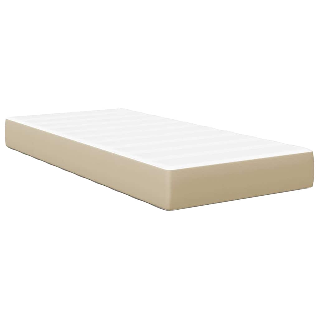 vidaXL Στρώμα Κρεβατιού με στρώμα Φασκόμηλο 90 x 190 cm ύφασμα