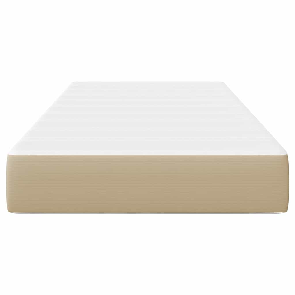 vidaXL Στρώμα Κρεβατιού με στρώμα Φασκόμηλο 90 x 190 cm ύφασμα